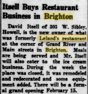 Lelands Restaurant - Jan 1958 Article (newer photo)